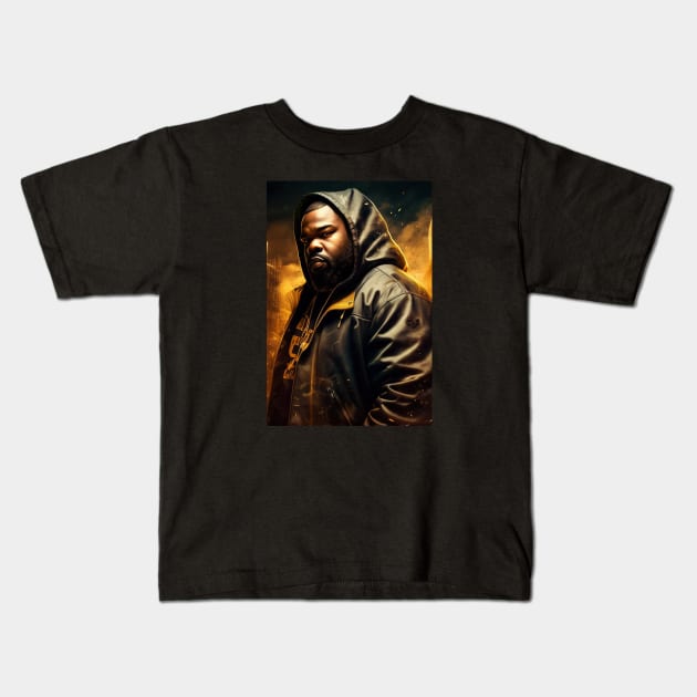 Raekwon Original Artwork Kids T-Shirt by Labidabop